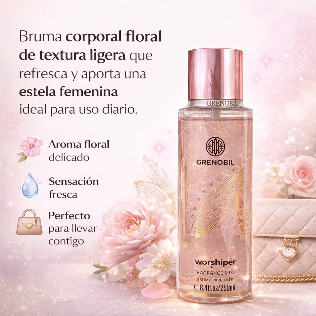 Worshiper — Body Spray Floral Elegante 250 ml - Image 2