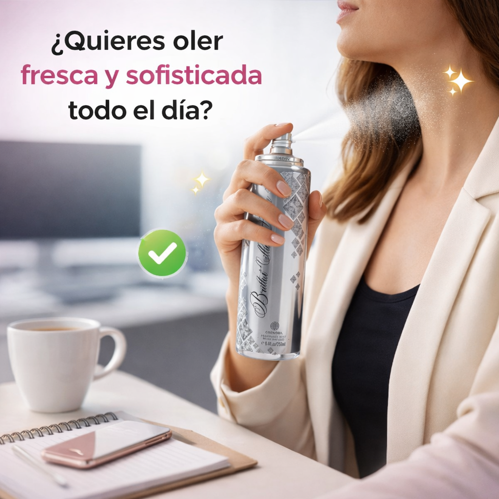 Brilliant Flore — Body Spray Fragancia femenina elegante 250 ml